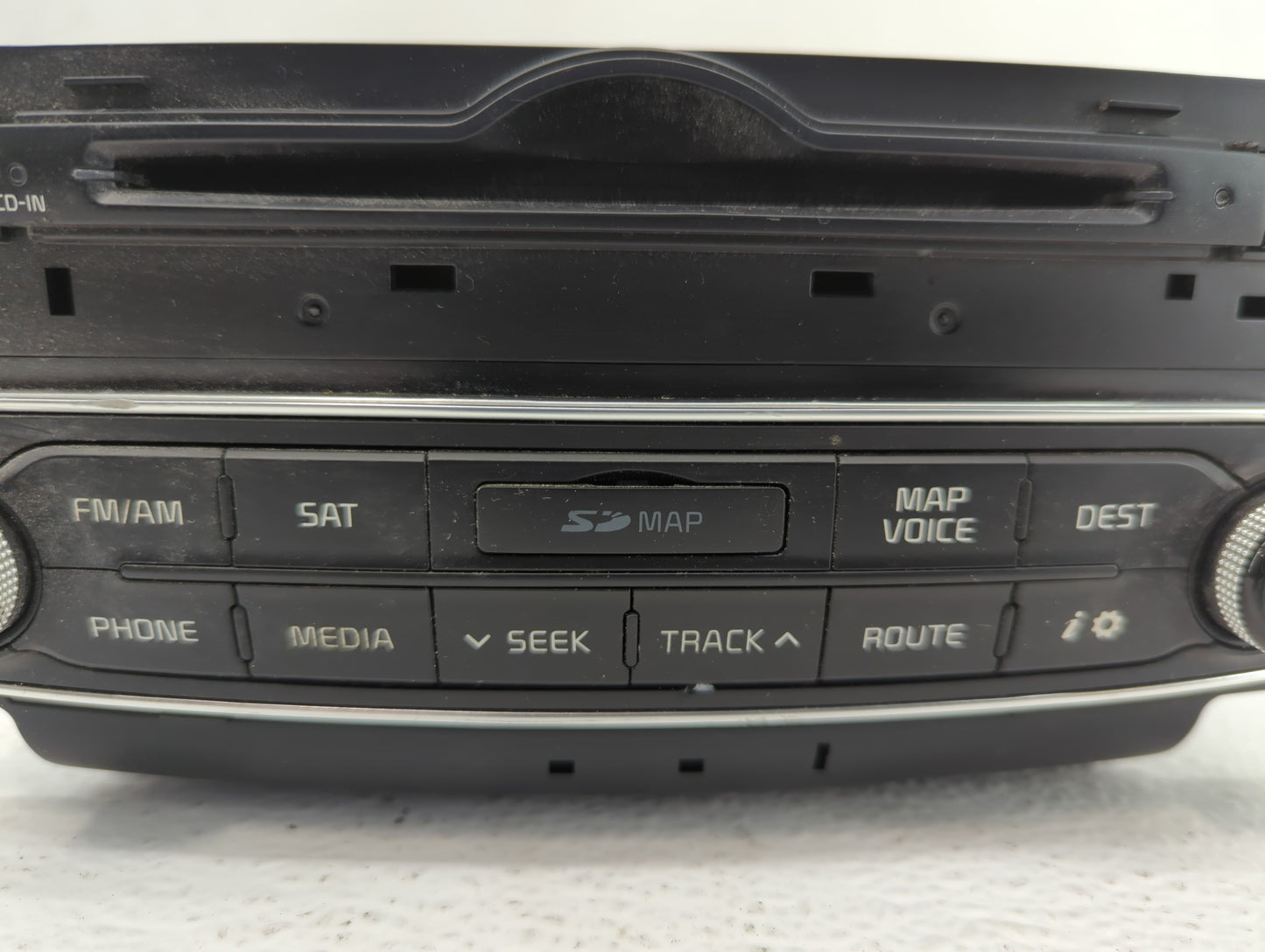 2014 Kia Cadenza Radio AM FM Cd Player Receiver Replacement P/N:96560-3R107 Fits OEM Used Auto Parts - Oemusedautoparts1.com