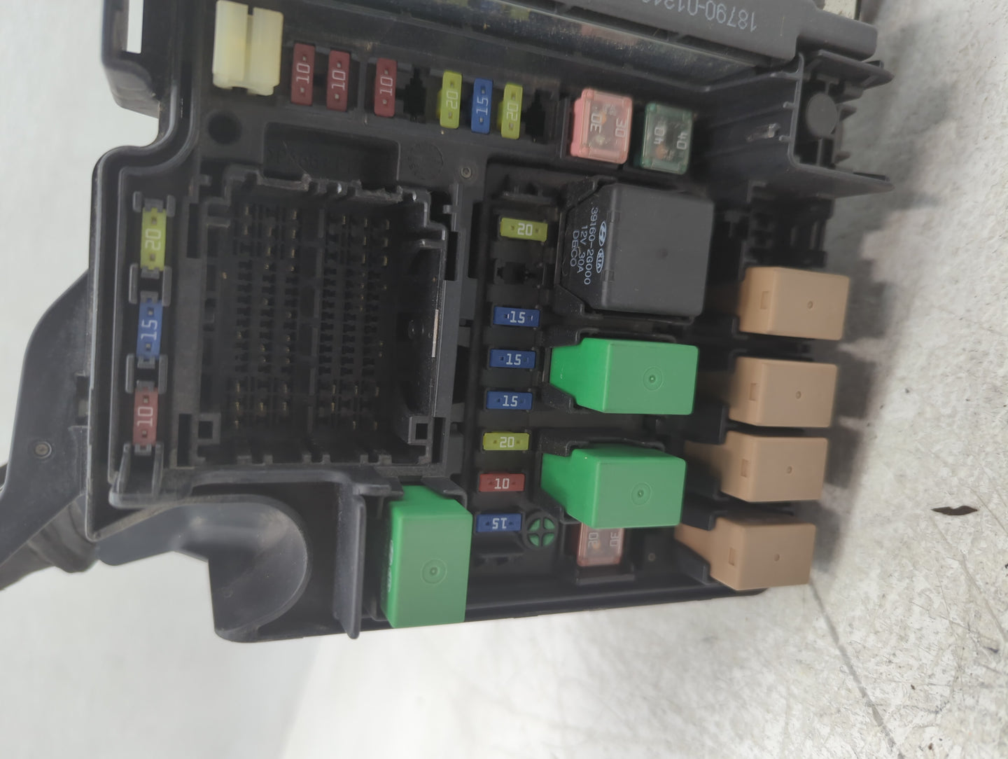 2014-2016 Kia Cadenza Fusebox Fuse Box Panel Relay Module P/N:13089 1445 Fits Fits 2014 2015 2016 OEM Used Auto Parts - Oemu