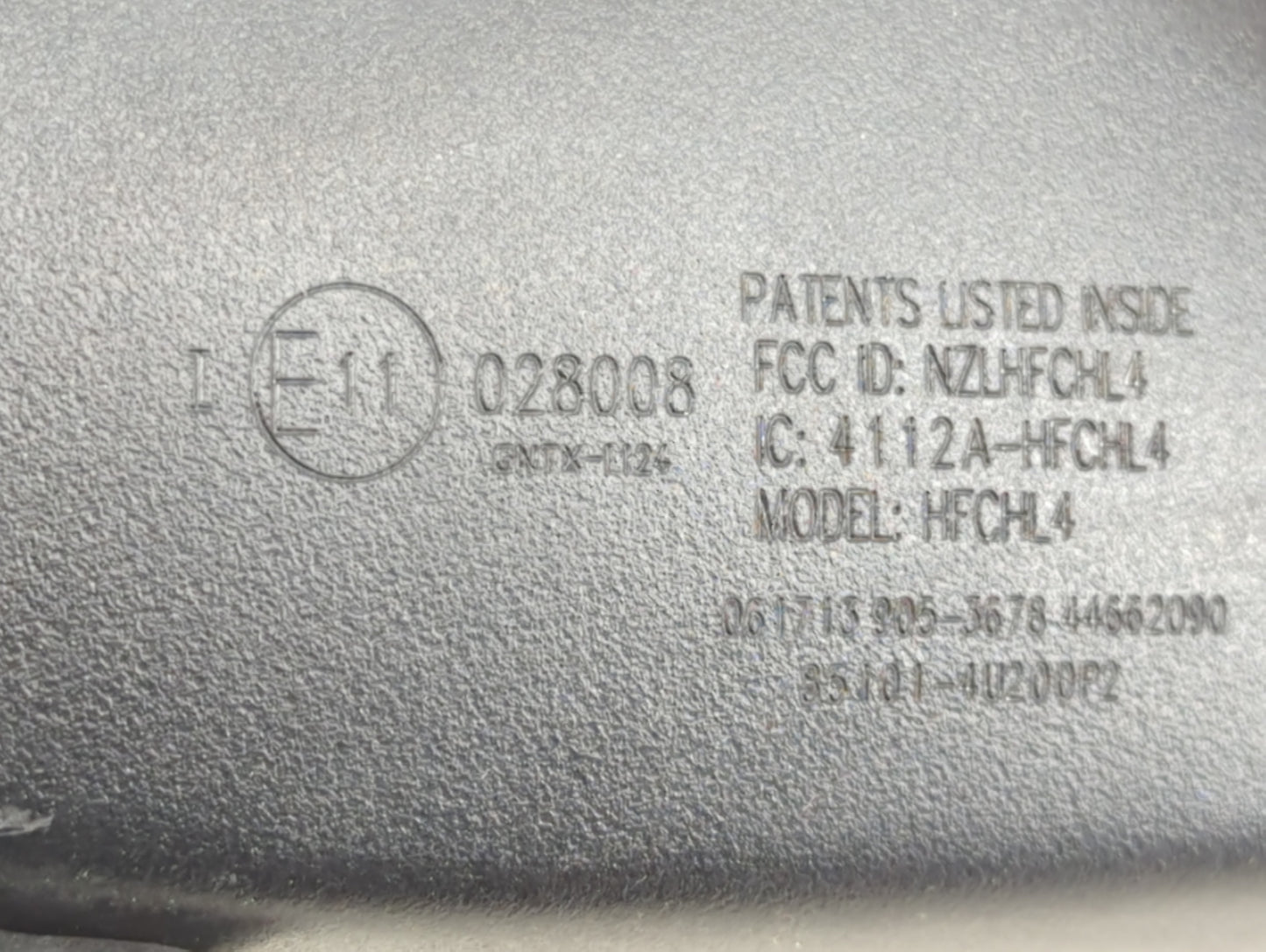 2014-2019 Kia Cadenza Interior Rear View Mirror Replacement OEM P/N:E11028008 Fits Fits 2013 2014 2015 2016 2017 2018 2019 2