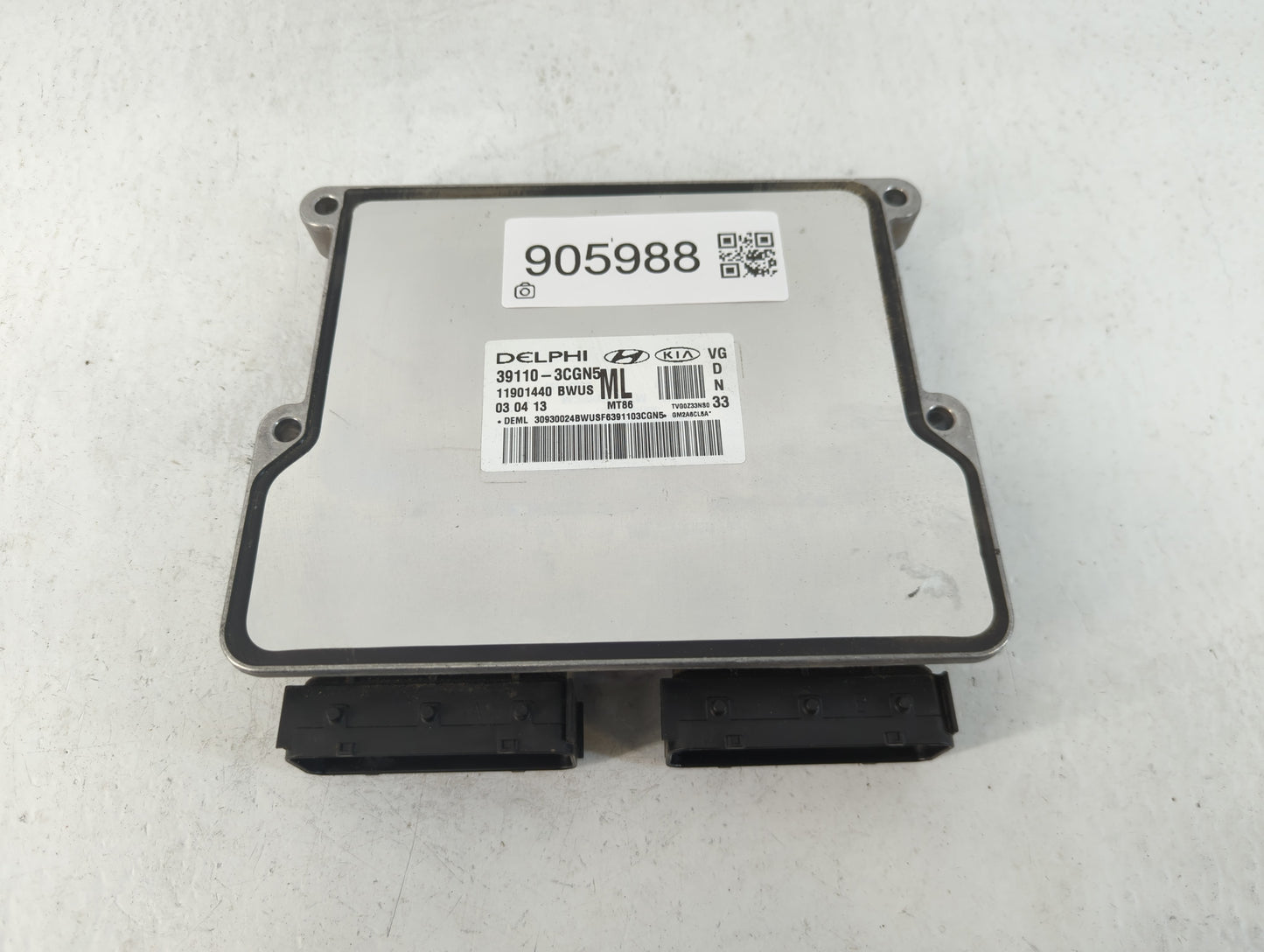 2014-2016 Kia Cadenza PCM Engine Control Computer ECU ECM PCU OEM P/N:39110-3CGN5 Fits Fits 2014 2015 2016 OEM Used Auto Par