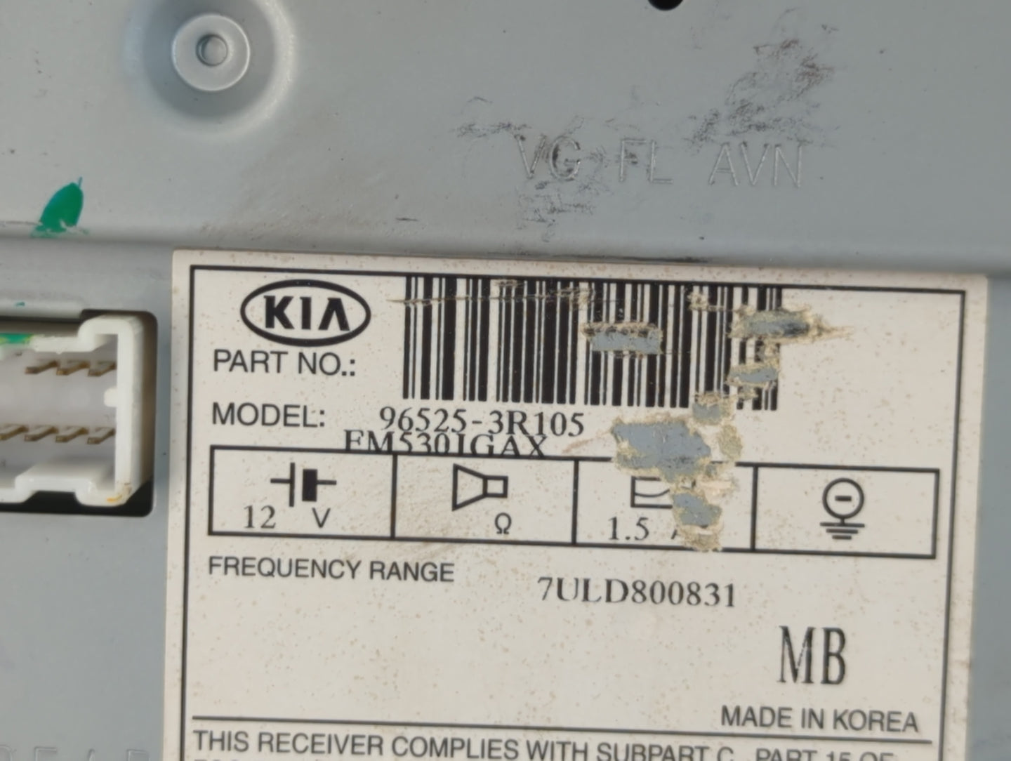 2014-2016 Kia Cadenza Information Display Screen - Oemusedautoparts1.com