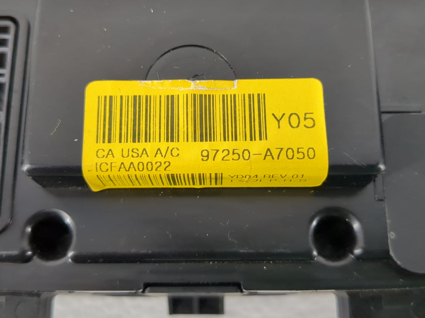 2014-2016 Kia Forte Climate Control Module Temperature AC/Heater Replacement P/N:97250-A7050 Fits Fits 2014 2015 2016 OEM Us