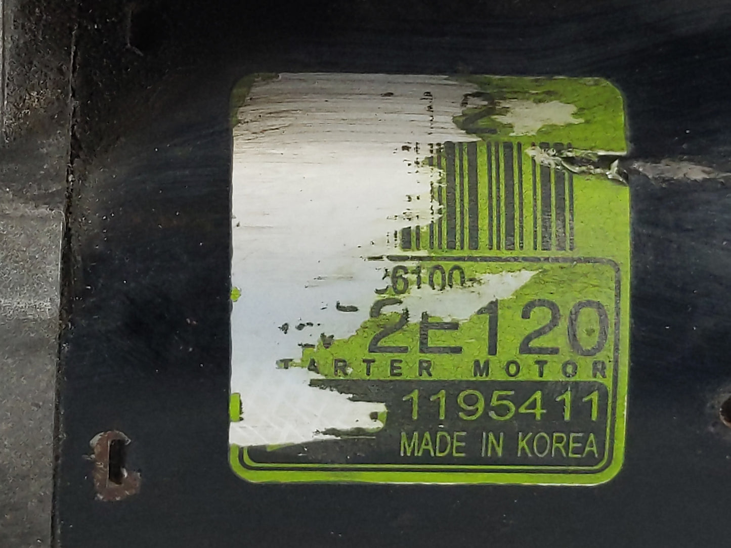 2014-2016 Kia Forte Car Starter Motor Solenoid OEM P/N:36100-2E120 Fits Fits 2012 2013 2014 2015 2016 OEM Used Auto Parts - 