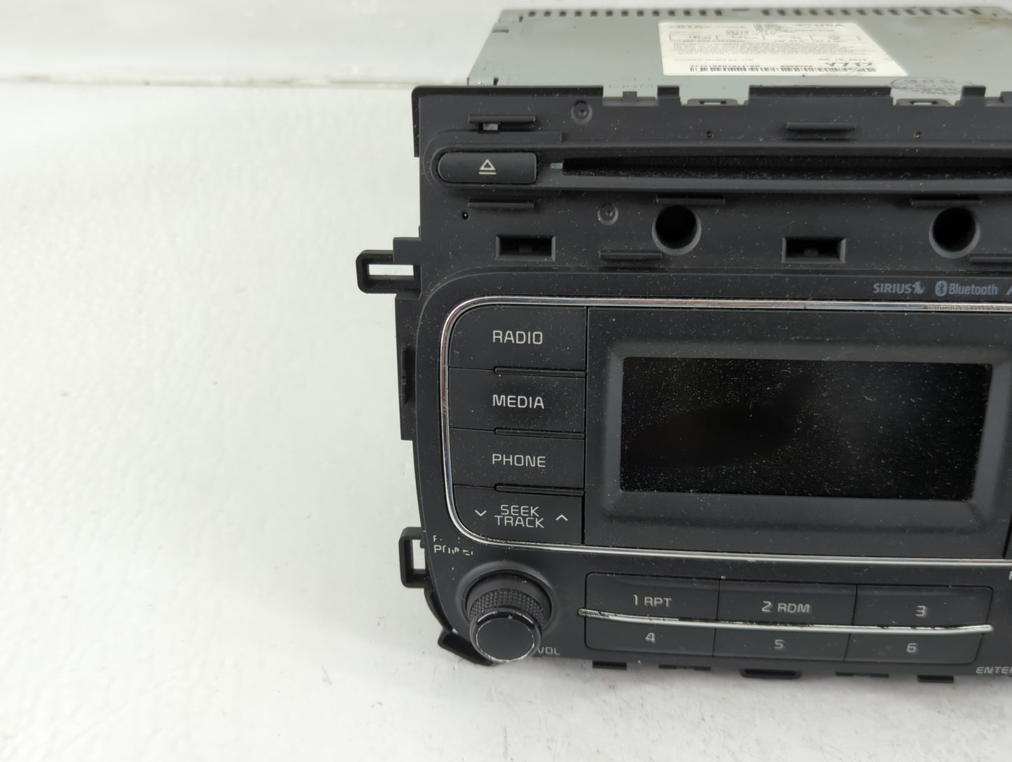 2014-2016 Kia Forte Radio AM FM Cd Player Receiver Replacement P/N:96170-A7170WK Fits Fits 2014 2015 2016 OEM Used Auto Part