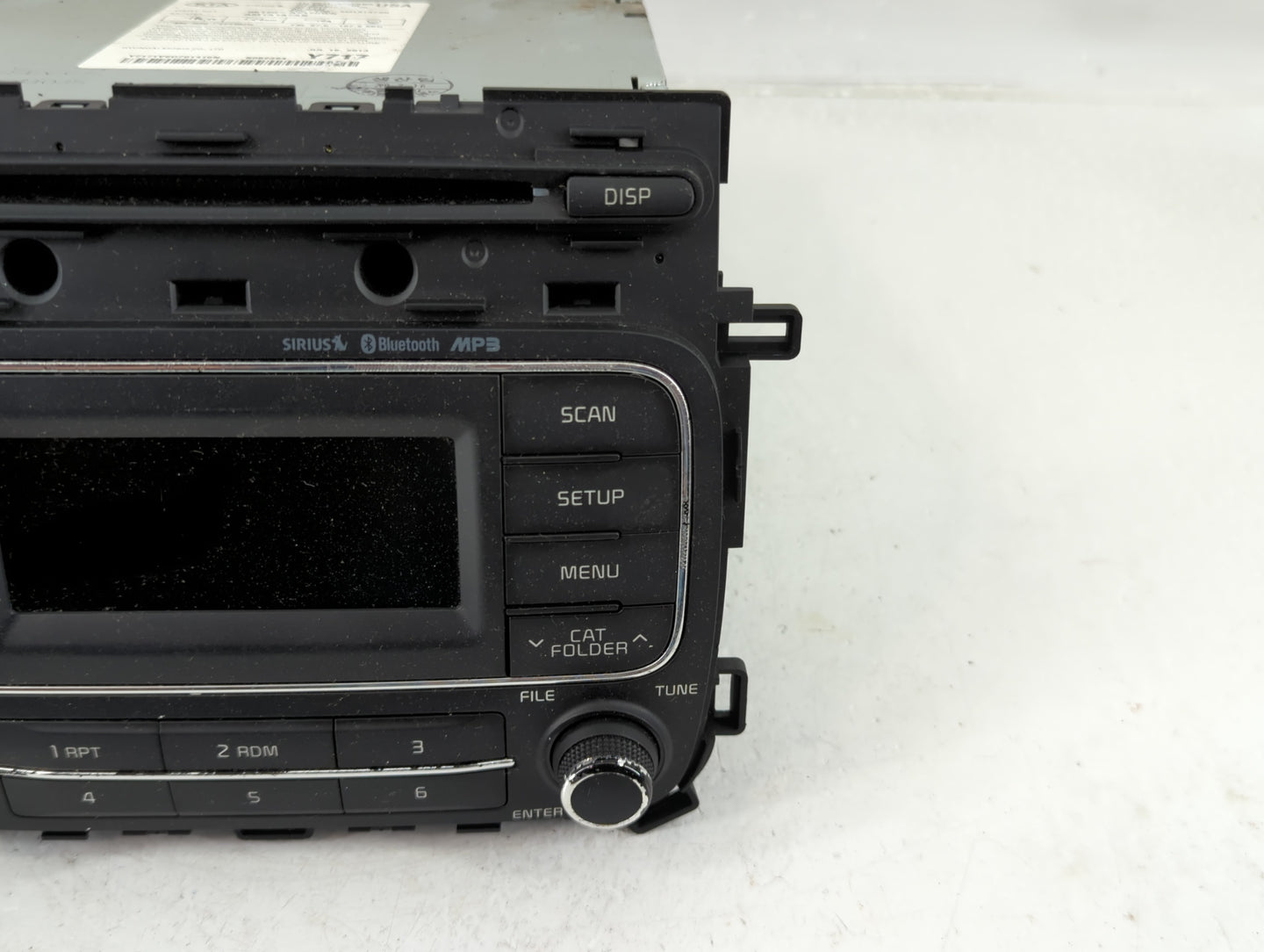 2014-2016 Kia Forte Radio AM FM Cd Player Receiver Replacement P/N:96170-A7170WK Fits Fits 2014 2015 2016 OEM Used Auto Part