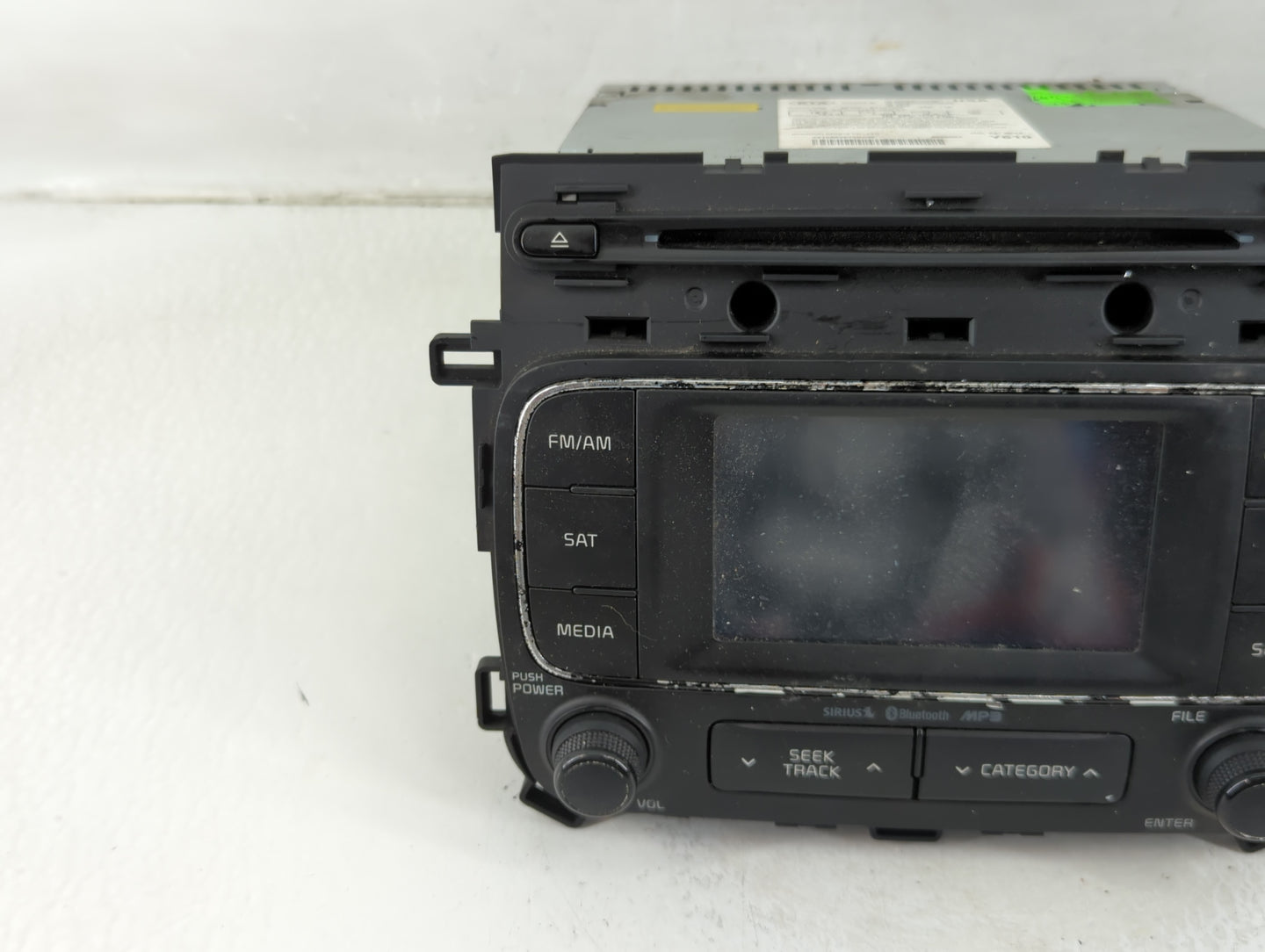 2014-2016 Kia Forte Radio AM FM Cd Player Receiver Replacement P/N:96160-A7101WK Fits Fits 2014 2015 2016 OEM Used Auto Part