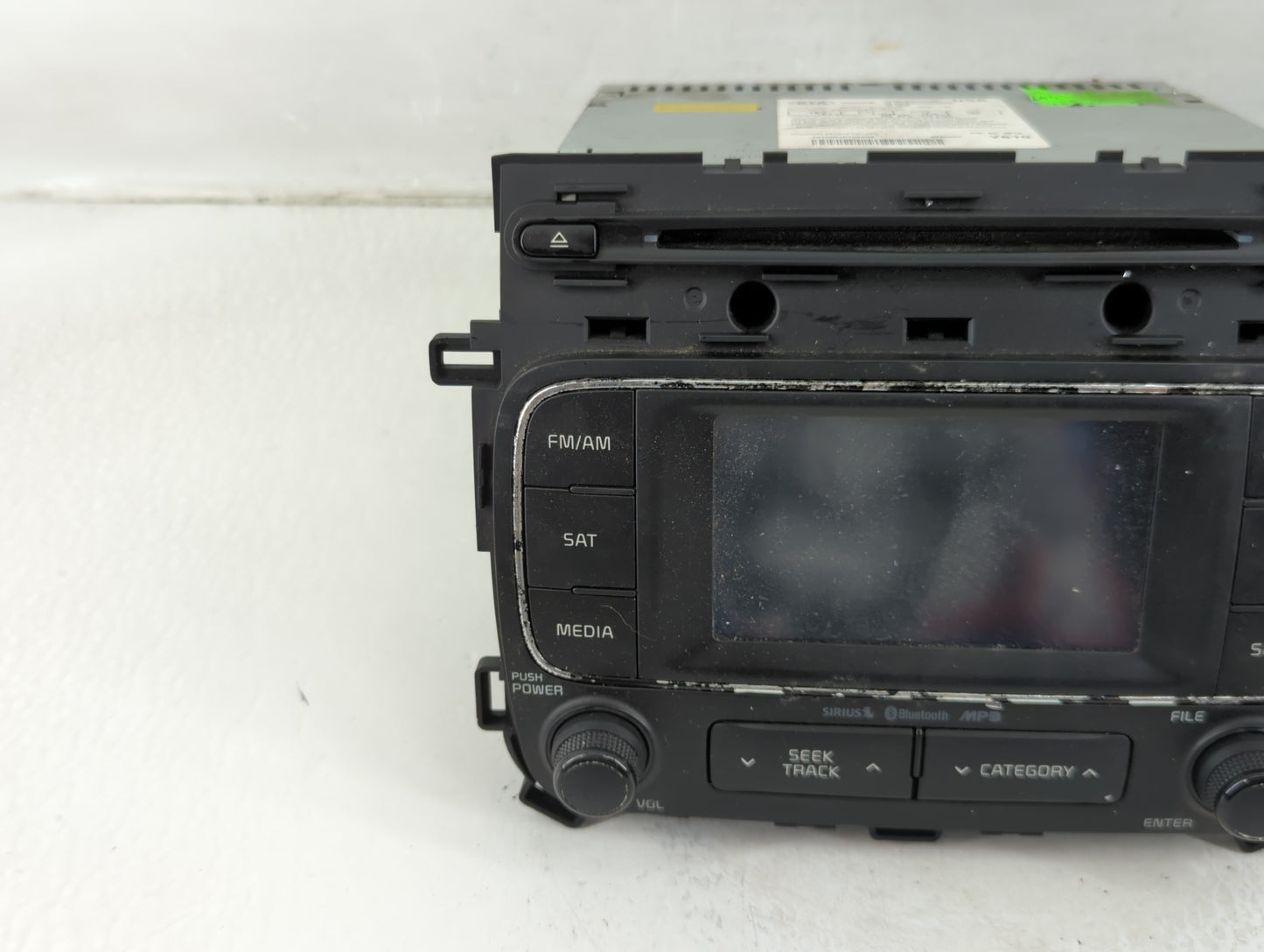 2014-2016 Kia Forte Radio AM FM Cd Player Receiver Replacement P/N:96160-A7101WK Fits Fits 2014 2015 2016 OEM Used Auto Part