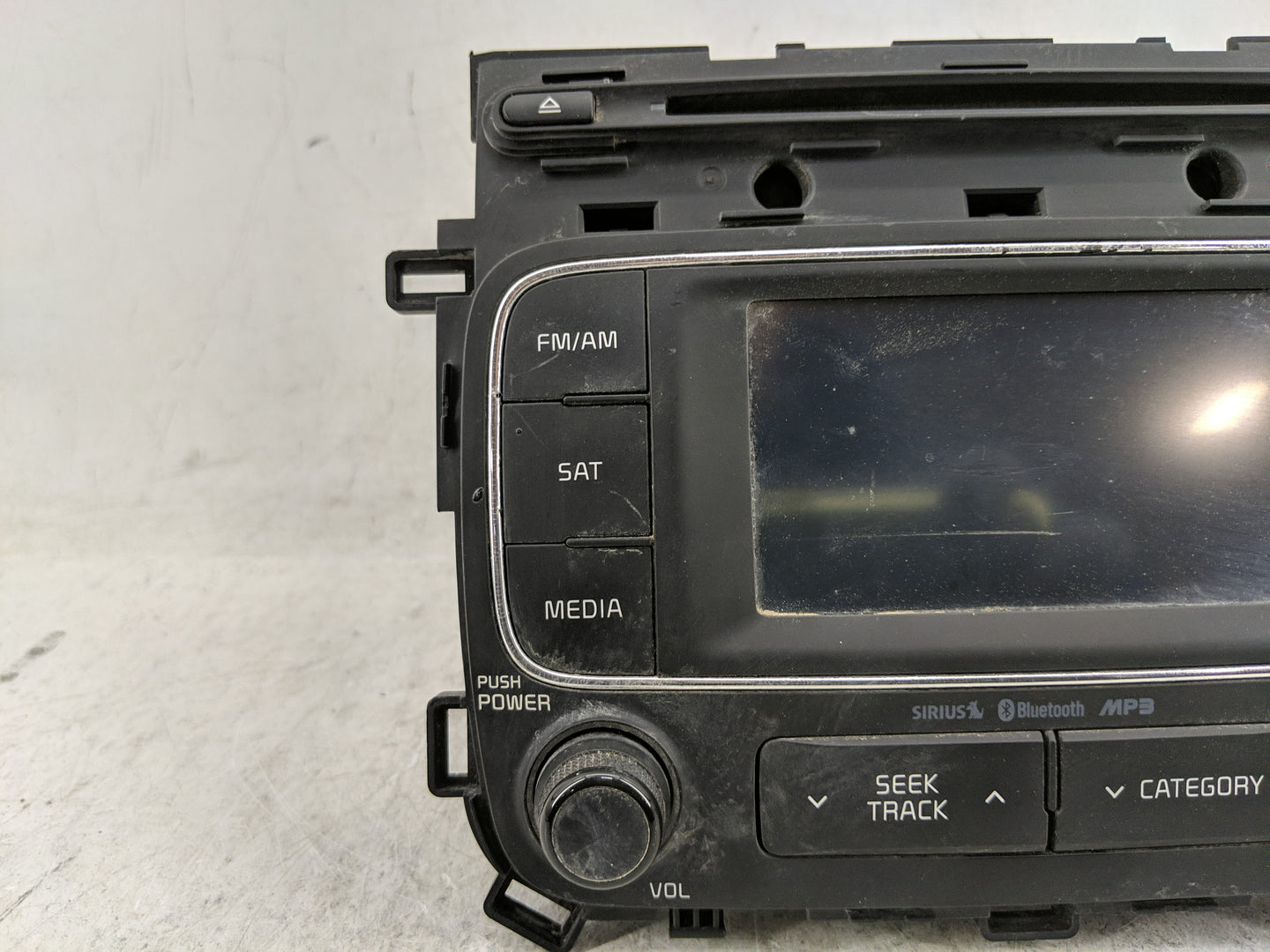 2014 Kia Forte Radio AM FM Cd Player Receiver Replacement P/N:96160-A7100WK Fits OEM Used Auto Parts - Oemusedautoparts1.com
