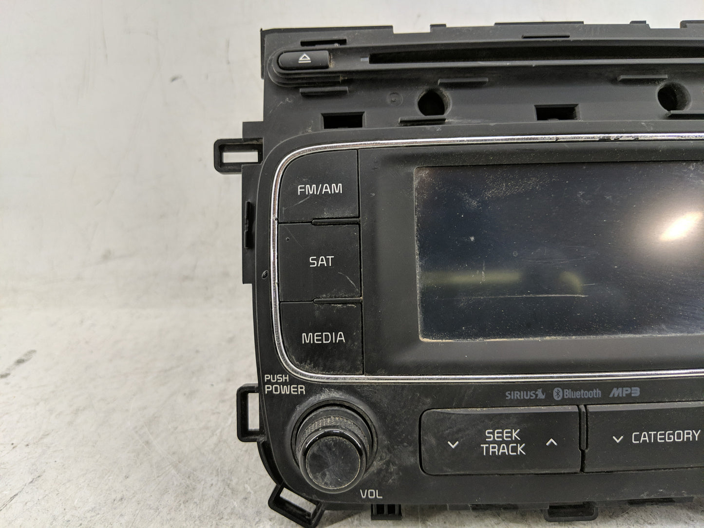 2014 Kia Forte Radio AM FM Cd Player Receiver Replacement P/N:96160-A7100WK Fits OEM Used Auto Parts - Oemusedautoparts1.com
