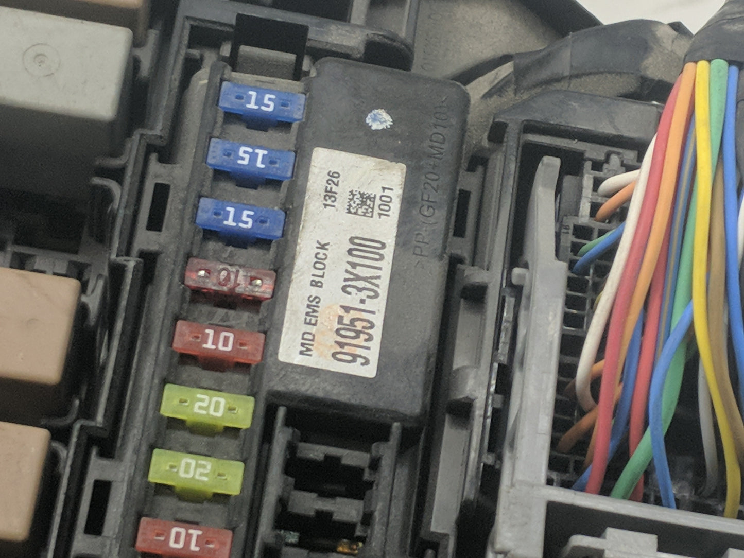 2014-2016 Kia Forte Fusebox Fuse Box Panel Relay Module Fits Fits 2014 2015 2016 OEM Used Auto Parts - Oemusedautoparts1.com