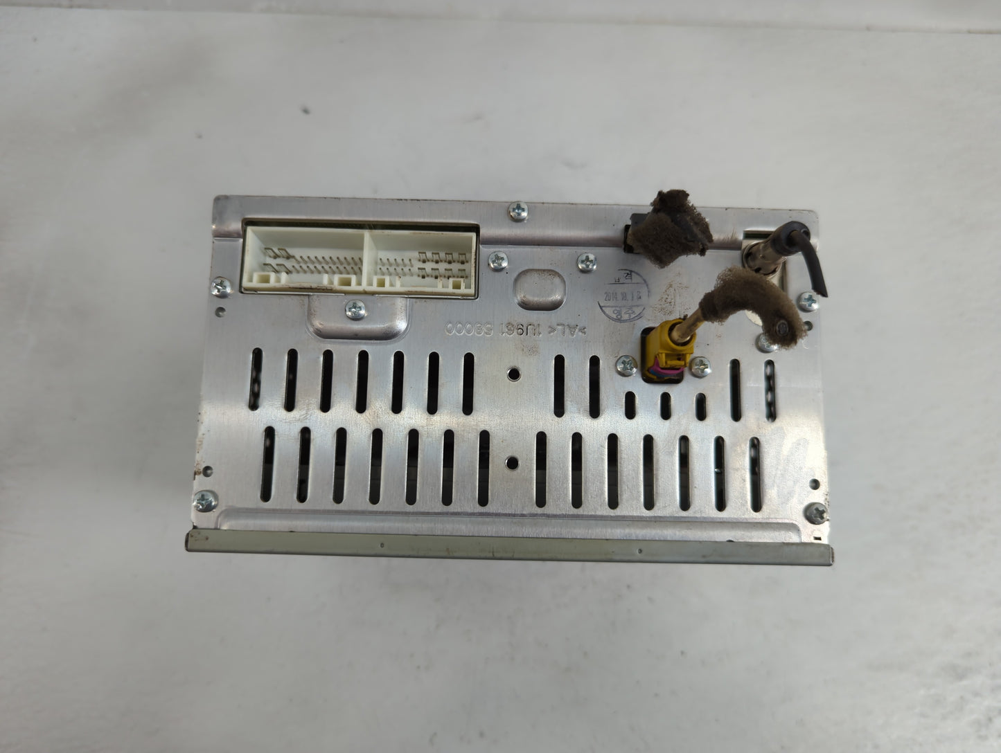 2014-2016 Kia Forte Radio AM FM Cd Player Receiver Replacement P/N:96160-A7701WK Fits Fits 2014 2015 2016 OEM Used Auto Part