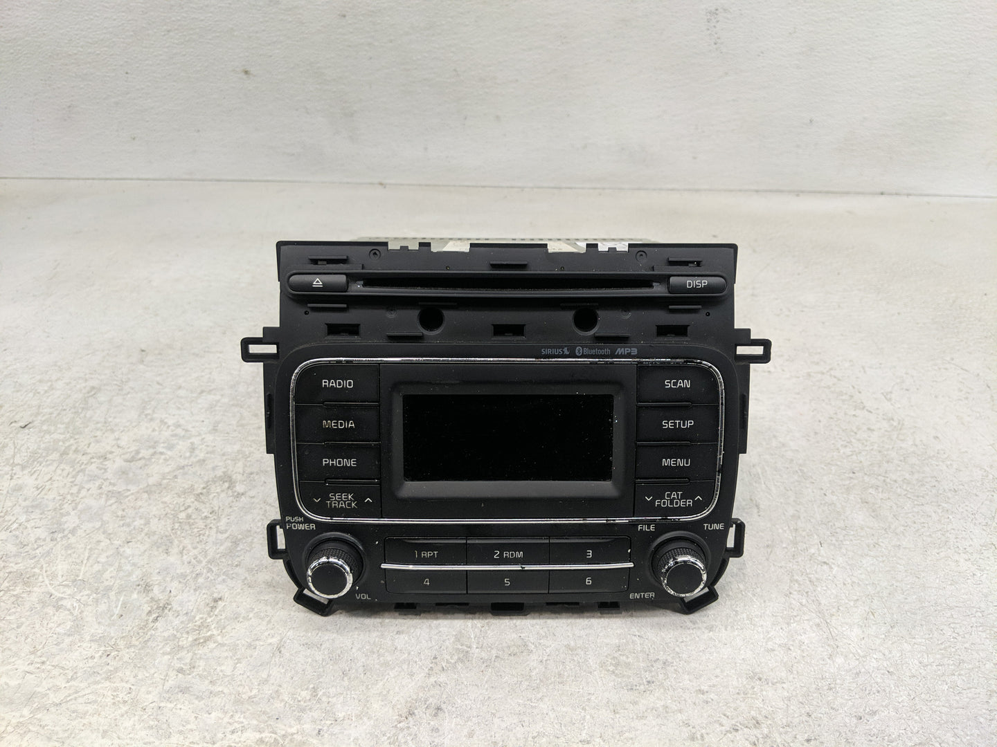 2014-2016 Kia Forte Radio AM FM Cd Player Receiver Replacement P/N:96170-A7170WK Fits Fits 2014 2015 2016 OEM Used Auto Part