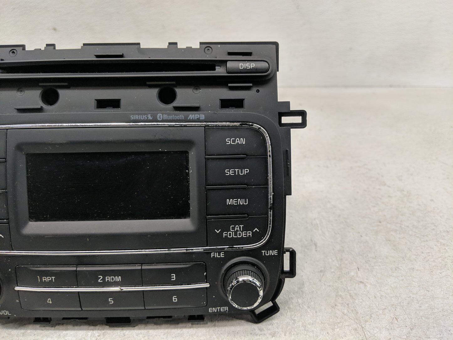 2014-2016 Kia Forte Radio AM FM Cd Player Receiver Replacement P/N:96170-A7170WK Fits Fits 2014 2015 2016 OEM Used Auto Part