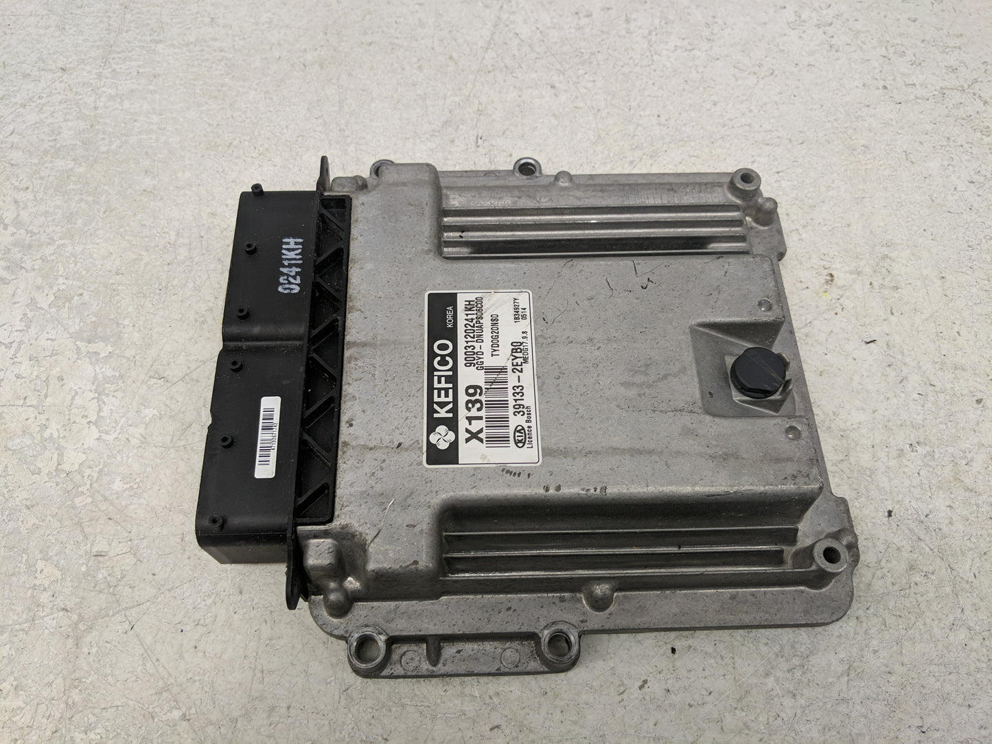 2014 Kia Forte PCM Engine Control Computer ECU ECM PCU OEM P/N:39133-2EYB0 Fits OEM Used Auto Parts - Oemusedautoparts1.com