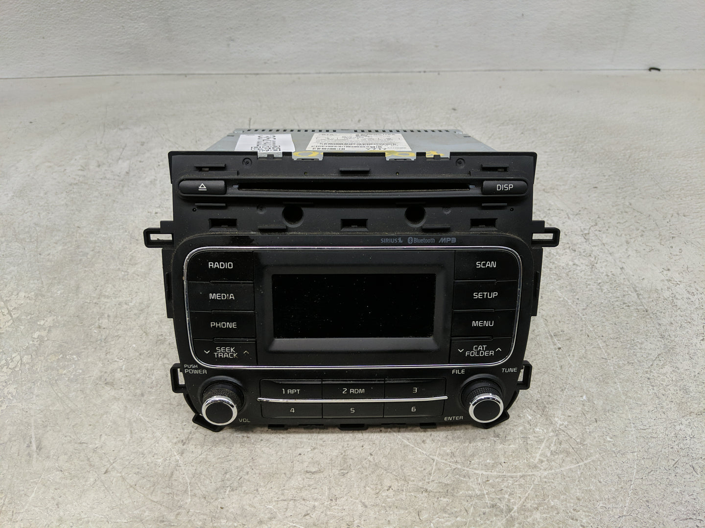 2014-2016 Kia Forte Radio AM FM Cd Player Receiver Replacement P/N:96170-A7170WK Fits Fits 2014 2015 2016 OEM Used Auto Part