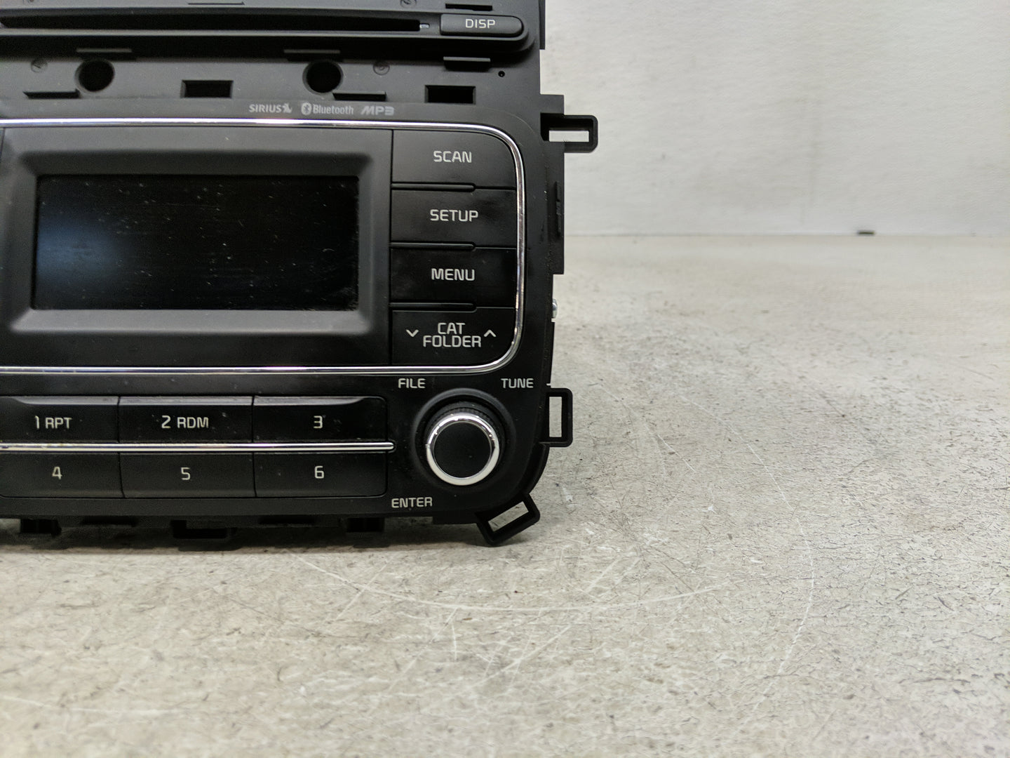 2014-2016 Kia Forte Radio AM FM Cd Player Receiver Replacement P/N:96170-A7170WK Fits Fits 2014 2015 2016 OEM Used Auto Part