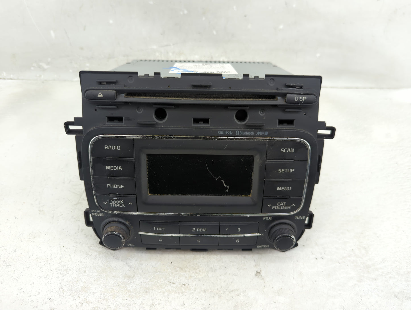 2014-2016 Kia Forte Radio AM FM Cd Player Receiver Replacement P/N:96170-A7170WK Fits Fits 2014 2015 2016 OEM Used Auto Part