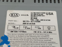2014-2016 Kia Forte Radio AM FM Cd Player Receiver Replacement P/N:96170-A7170WK Fits Fits 2014 2015 2016 OEM Used Auto Part