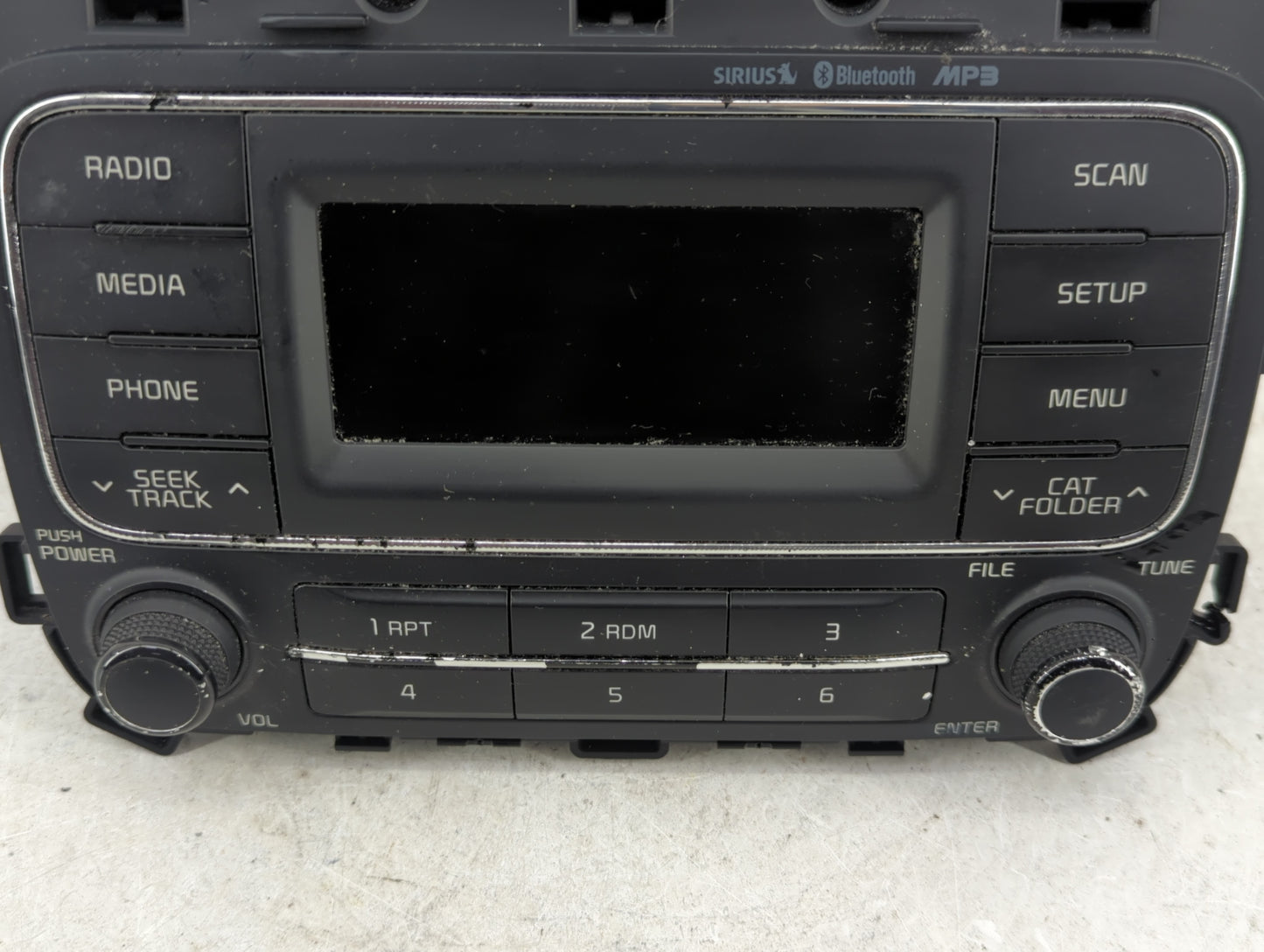 2014-2016 Kia Forte Radio AM FM Cd Player Receiver Replacement P/N:96170-A7170WK Fits Fits 2014 2015 2016 OEM Used Auto Part