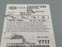 2014-2016 Kia Forte Radio AM FM Cd Player Receiver Replacement P/N:96170-A7170WK Fits Fits 2014 2015 2016 OEM Used Auto Part