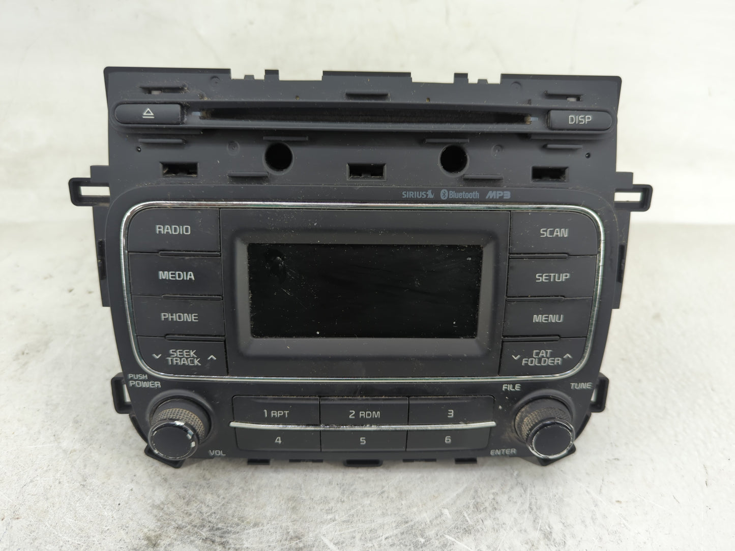 2014 Kia Forte Radio AM FM Cd Player Receiver Replacement P/N:96170-A7170WK Fits OEM Used Auto Parts - Oemusedautoparts1.com