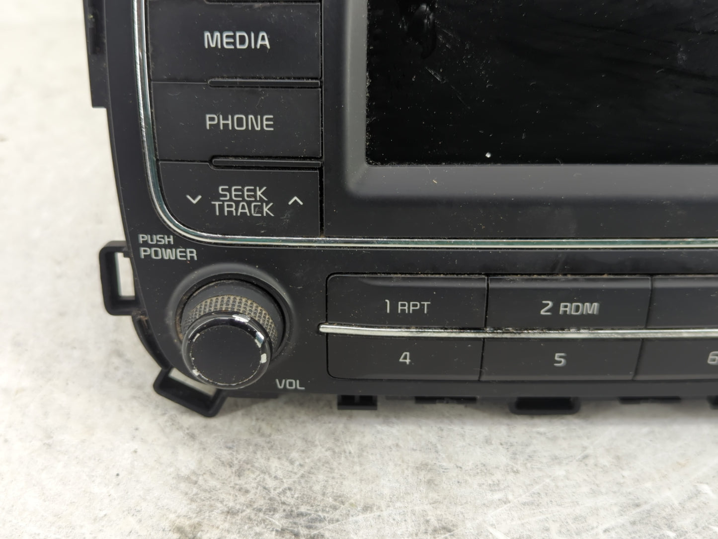 2014 Kia Forte Radio AM FM Cd Player Receiver Replacement P/N:96170-A7170WK Fits OEM Used Auto Parts - Oemusedautoparts1.com
