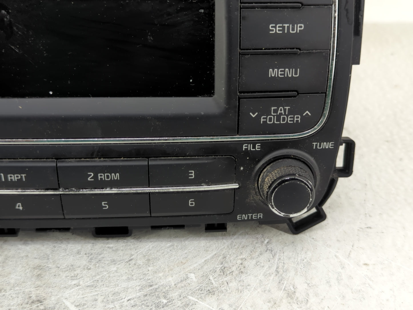 2014 Kia Forte Radio AM FM Cd Player Receiver Replacement P/N:96170-A7170WK Fits OEM Used Auto Parts - Oemusedautoparts1.com