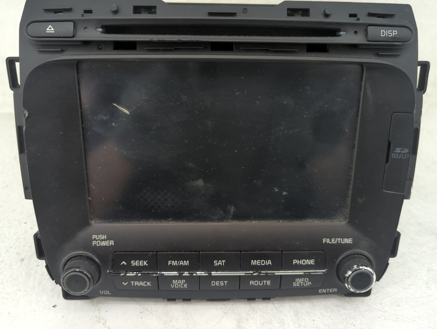 2014-2016 Kia Forte Radio AM FM Cd Player Receiver Replacement P/N:96560-A7101WK Fits Fits 2014 2015 2016 OEM Used Auto Part