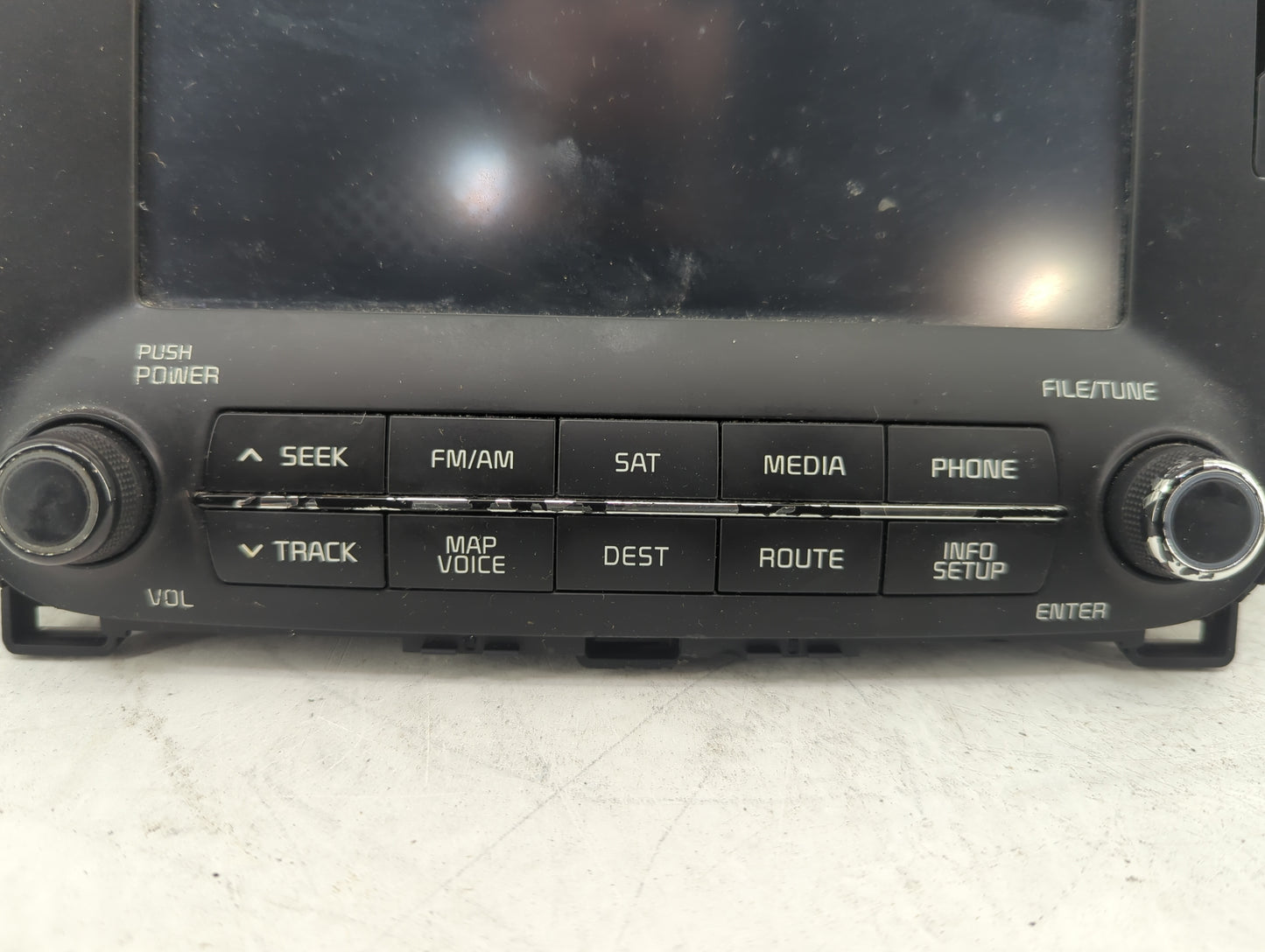 2014-2016 Kia Forte Radio AM FM Cd Player Receiver Replacement P/N:96560-A7101WK Fits Fits 2014 2015 2016 OEM Used Auto Part