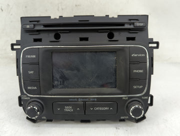 2014-2016 Kia Forte Radio AM FM Cd Player Receiver Replacement P/N:96160-A7100WK AC1A0A7AN Fits Fits 2014 2015 2016 OEM Used