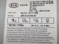 2014-2016 Kia Forte Radio AM FM Cd Player Receiver Replacement P/N:96170-A7171WK 96170A7171WK Fits Fits 2014 2015 2016 OEM U