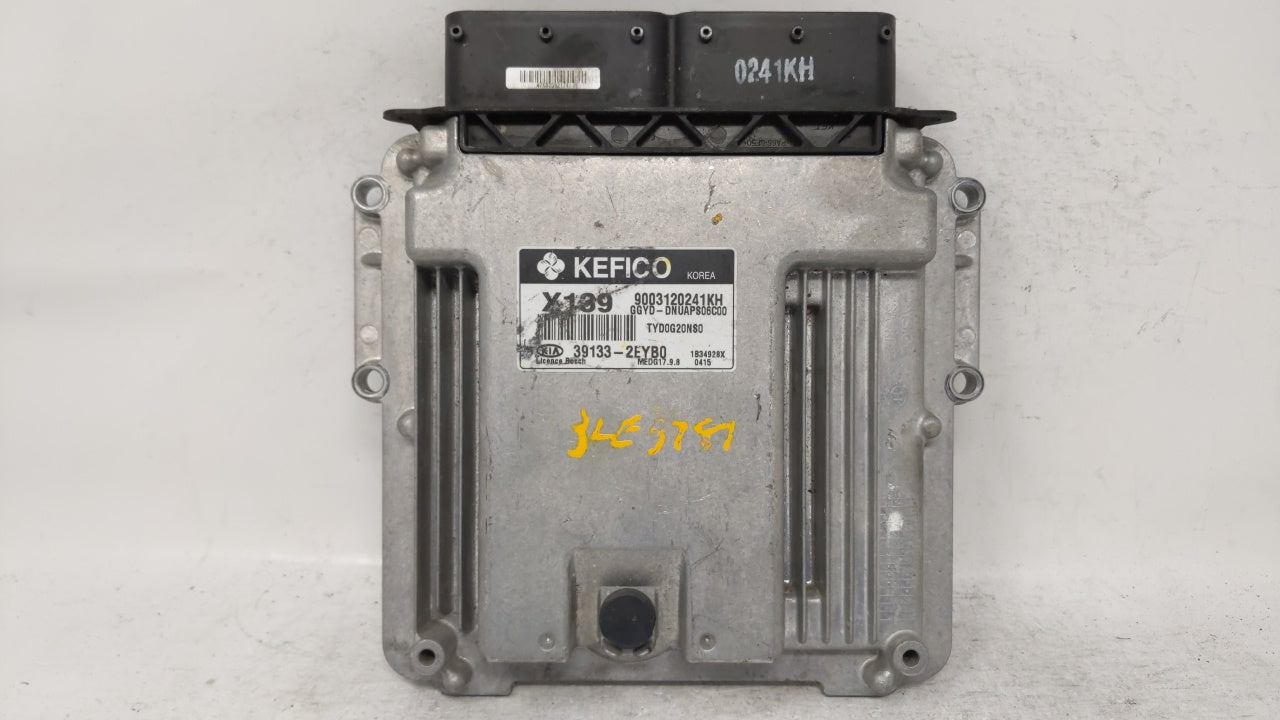 2014 Kia Forte PCM Engine Control Computer ECU ECM PCU OEM P/N:39133-2EYB0 39133-2EYB0 Fits OEM Used Auto Parts - Oemusedaut