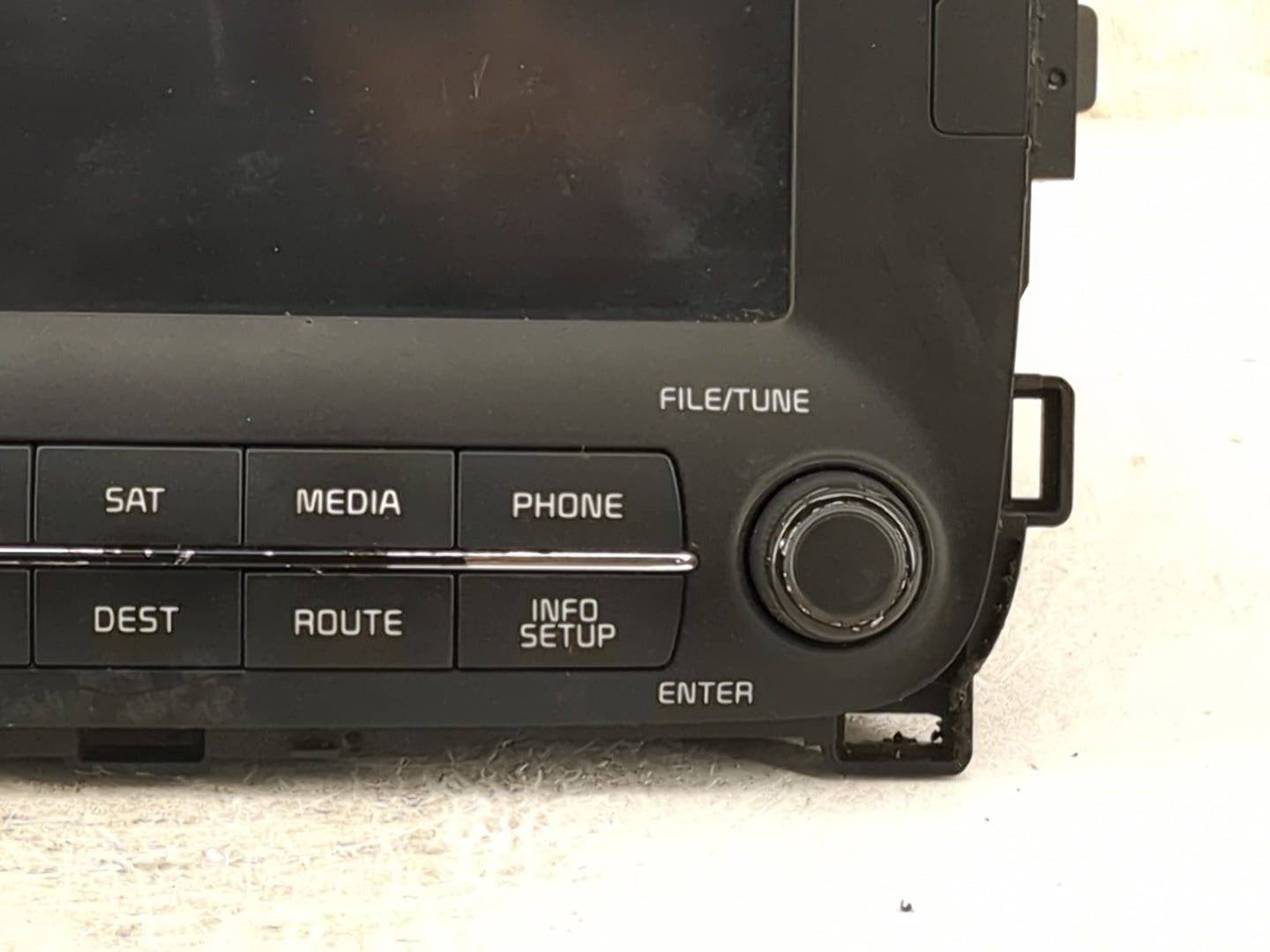 2014-2016 Kia Forte Radio AM FM Cd Player Receiver Replacement P/N:96560A7402WK AV130A7AN Fits Fits 2014 2015 2016 OEM Used 