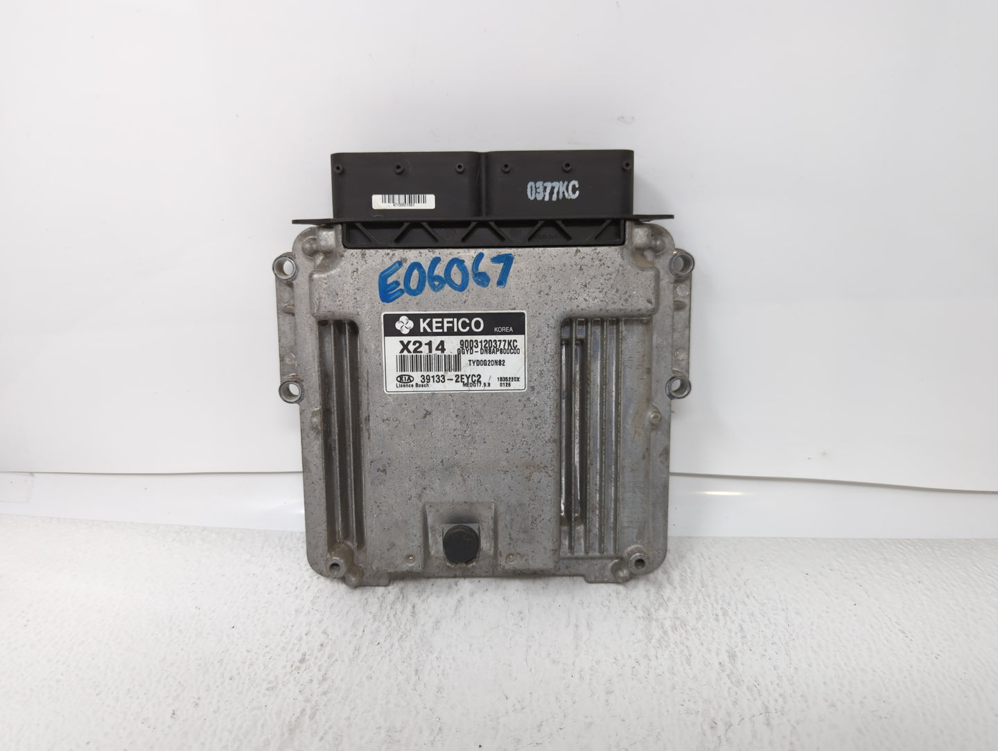 2014 Kia Forte PCM Engine Control Computer ECU ECM PCU OEM P/N:39133-2EYC2 Fits OEM Used Auto Parts - Oemusedautoparts1.com