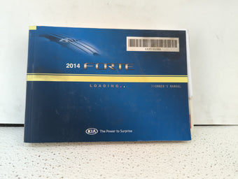 compare product 2014 Kia Forte Owners Manual Book Guide OEM Used Auto Parts