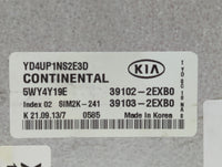 2014 Kia Forte PCM Engine Control Computer ECU ECM PCU OEM P/N:39102-2EXB0 39103-2EXB0 Fits OEM Used Auto Parts - Oemusedaut