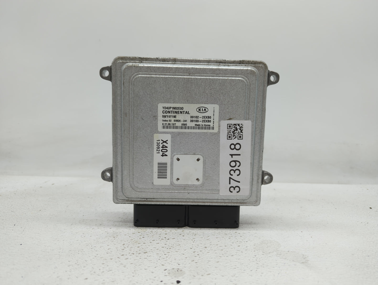 2014 Kia Forte PCM Engine Control Computer ECU ECM PCU OEM P/N:39102-2EXB0 39103-2EXB0 Fits OEM Used Auto Parts - Oemusedaut