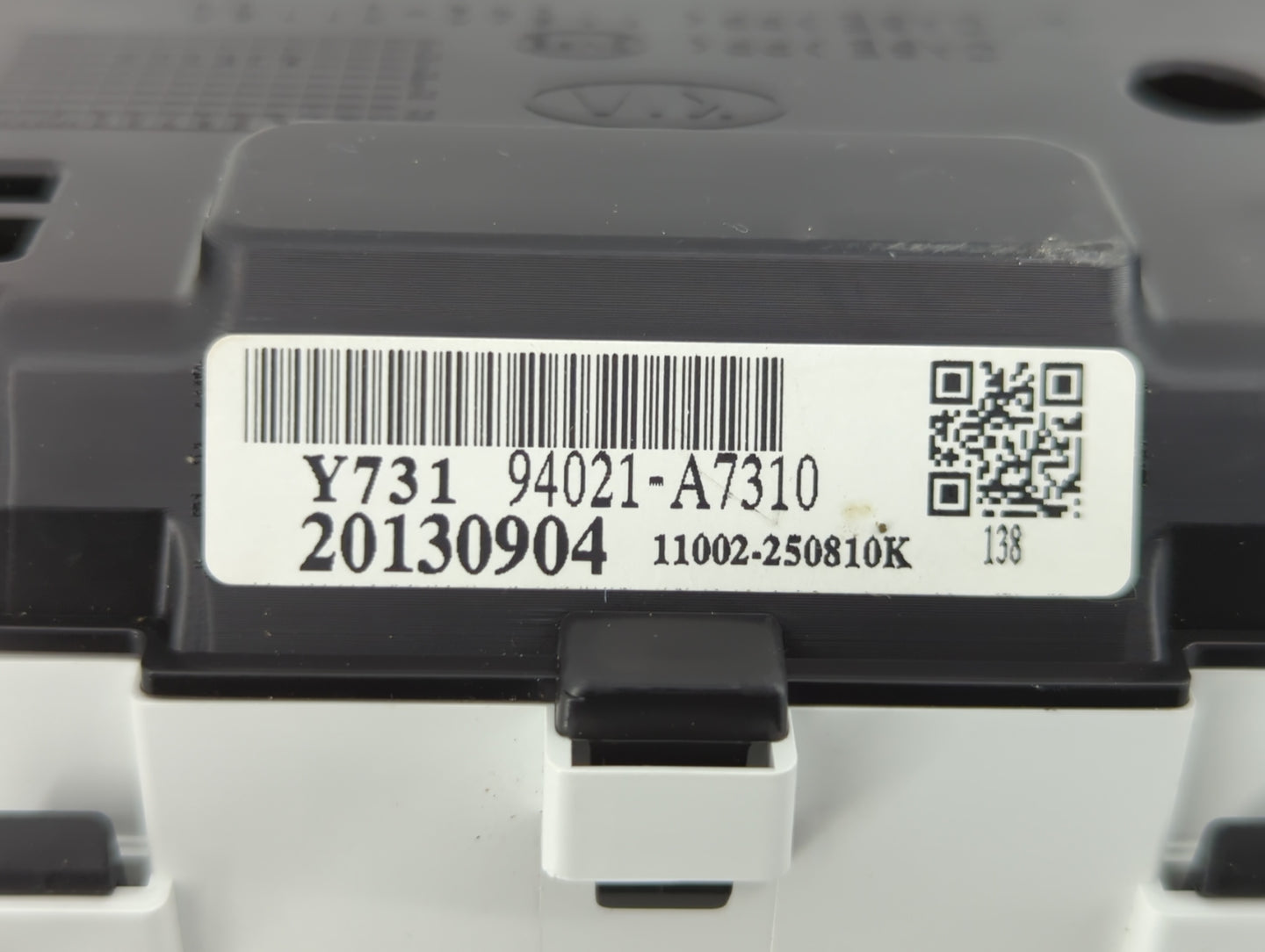 2014 Kia Forte Instrument Cluster Speedometer Gauges P/N:94021-A7310 Fits OEM Used Auto Parts - Oemusedautoparts1.com