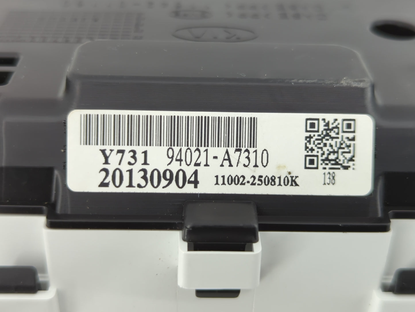 2014 Kia Forte Instrument Cluster Speedometer Gauges P/N:94021-A7310 Fits OEM Used Auto Parts - Oemusedautoparts1.com