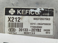 2014 Kia Forte PCM Engine Control Computer ECU ECM PCU OEM P/N:39133-2EYB2 Fits OEM Used Auto Parts - Oemusedautoparts1.com