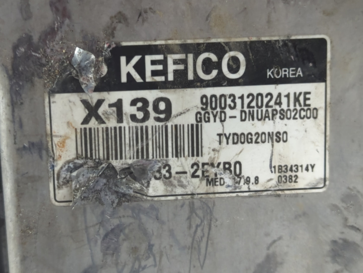 2014 Kia Forte PCM Engine Control Computer ECU ECM PCU OEM P/N:39133-2EXB0 39102-2EXB0, 39103-2EXB0 Fits OEM Used Auto Parts