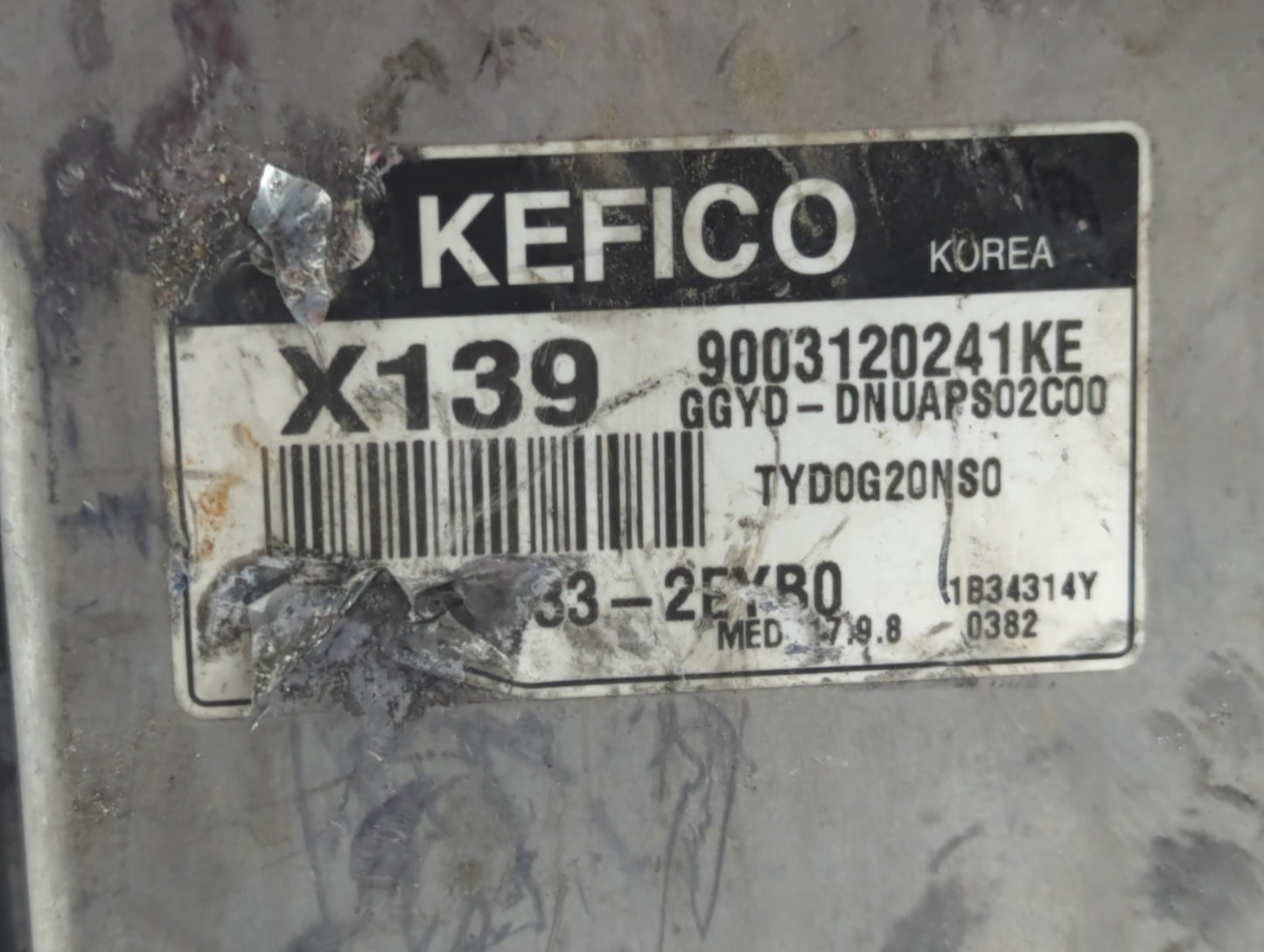 2014 Kia Forte PCM Engine Control Computer ECU ECM PCU OEM P/N:39133-2EXB0 39102-2EXB0, 39103-2EXB0 Fits OEM Used Auto Parts