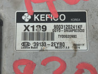 2014 Kia Forte PCM Engine Control Computer ECU ECM PCU OEM P/N:39133-2EYB0 Fits OEM Used Auto Parts - Oemusedautoparts1.com