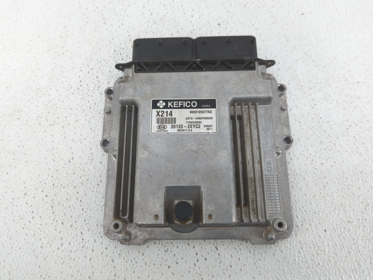 2014 Kia Forte PCM Engine Control Computer ECU ECM PCU OEM P/N:39133-2EYC1 39133-2EYC2 Fits OEM Used Auto Parts - Oemusedaut