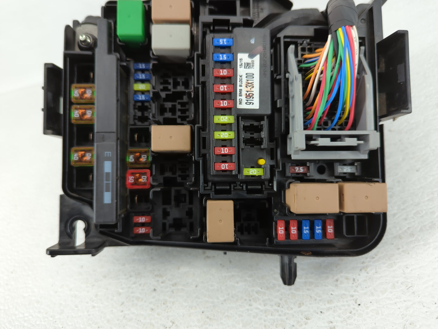 2014-2016 Kia Forte Fusebox Fuse Box Panel Relay Module P/N:91204-A7992 Fits Fits 2014 2015 2016 OEM Used Auto Parts - Oemus