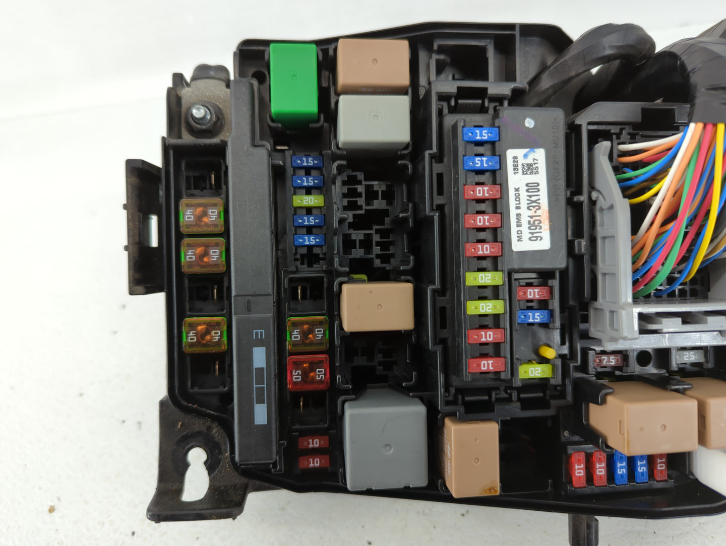 2014-2016 Kia Forte Fusebox Fuse Box Panel Relay Module P/N:91209-A7191 Fits Fits 2014 2015 2016 OEM Used Auto Parts - Oemus