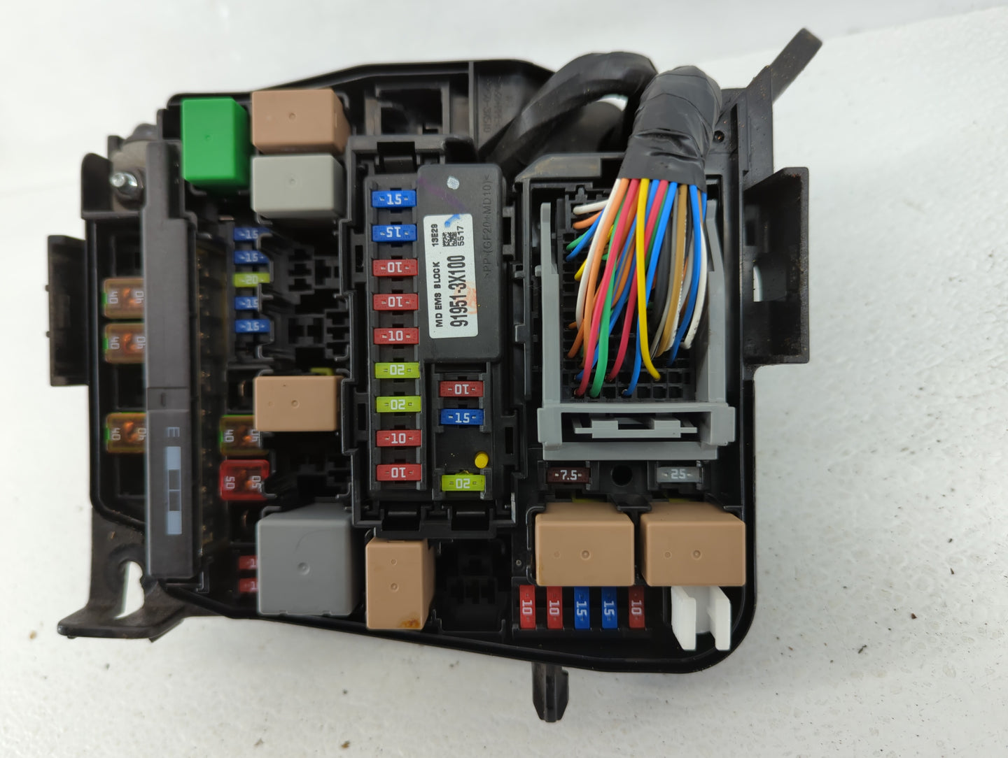 2014-2016 Kia Forte Fusebox Fuse Box Panel Relay Module P/N:91209-A7191 Fits Fits 2014 2015 2016 OEM Used Auto Parts - Oemus