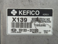 2014 Kia Forte PCM Engine Control Computer ECU ECM PCU OEM P/N:39133-2EYB0 Fits OEM Used Auto Parts - Oemusedautoparts1.com
