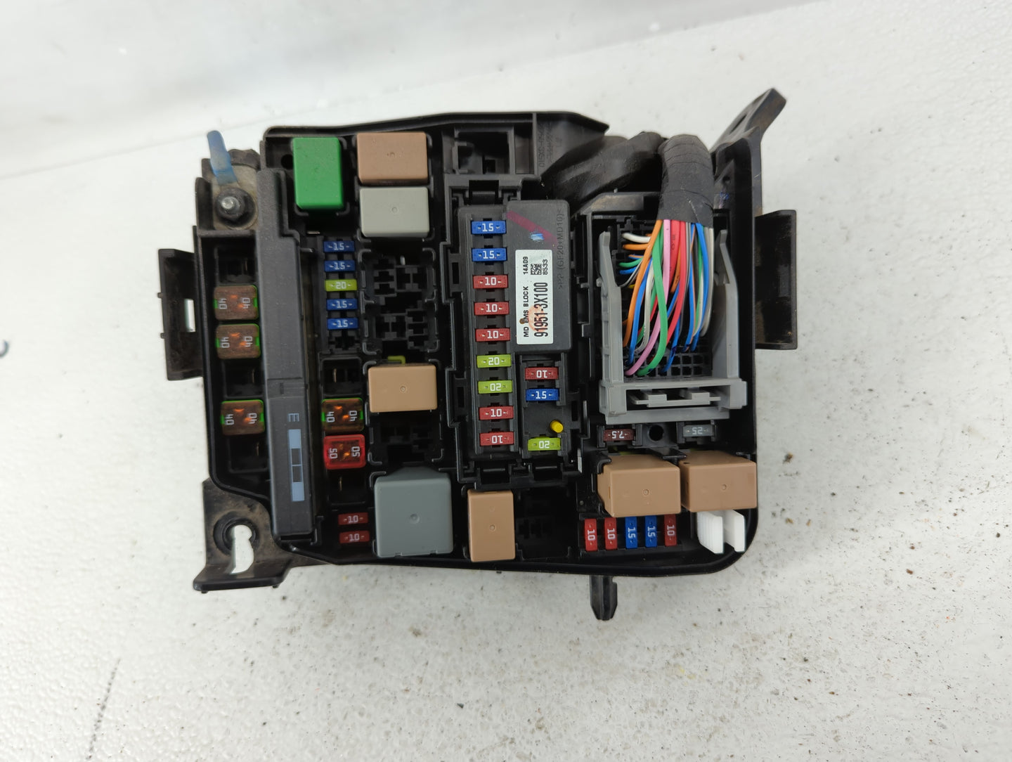 2014-2016 Kia Forte Fusebox Fuse Box Panel Relay Module P/N:91951-3X100 R7202 Fits Fits 2014 2015 2016 OEM Used Auto Parts -