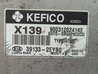2014 Kia Forte PCM Engine Control Computer ECU ECM PCU OEM P/N:39133-2EYB0 Fits OEM Used Auto Parts - Oemusedautoparts1.com